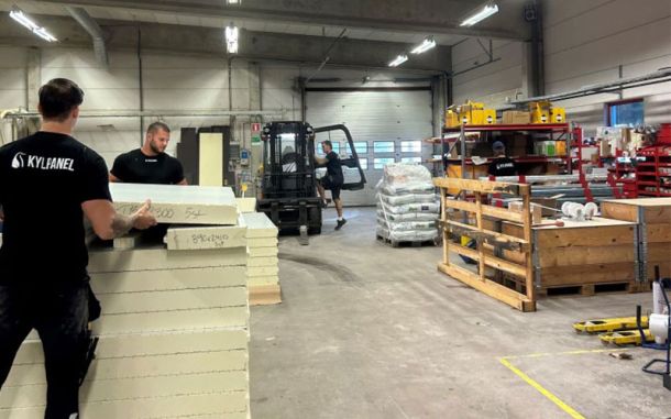 Produktion på Kylpanel